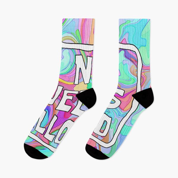 Item preview, No Weenies Allowed Rainbow Trippy Psychedelic Colorful 02 designed and sold by PataraArt.
