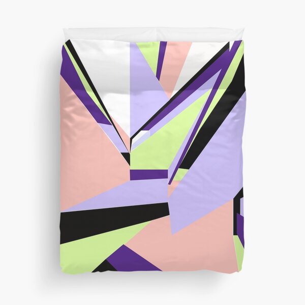 80s Geo Duvet Cover