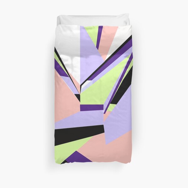 80s Geo Duvet Cover