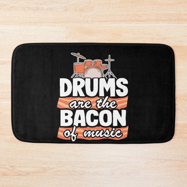 Item preview, Drums Are The Bacon Of Music Funny Drummer Bacon Gift designed and sold by Stronzi.