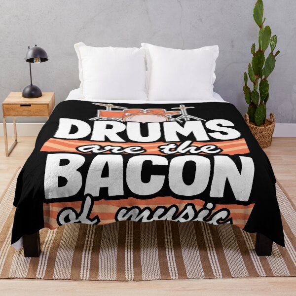 Item preview, Drums Are The Bacon Of Music Funny Drummer Bacon Gift designed and sold by Stronzi.
