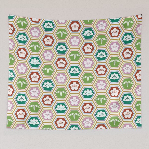 Item preview, Japanese Pattern WAGARA of KIKKO GARA  - Hexagon Design.  designed and sold by monodesigns.