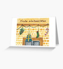 Frohe Weihnachten Greeting Card