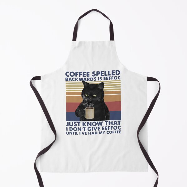 Item preview, Black Cat Coffee Spelled Back Wards Is Eeffoc Just Know That Vintage designed and sold by Jasonstoreasd.
