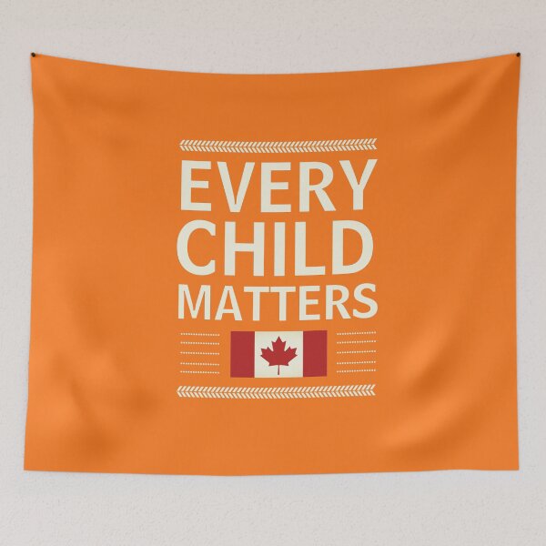Item preview, Every Child Matters Canada Flag | Orange Shirt Day designed and sold by JooArtPrints  ★★★★★.
