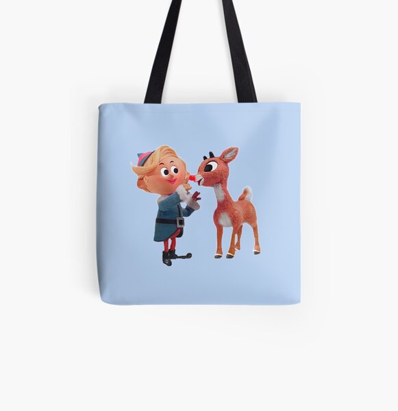 Rudolph the red nose reindeer All Over Print Tote Bag