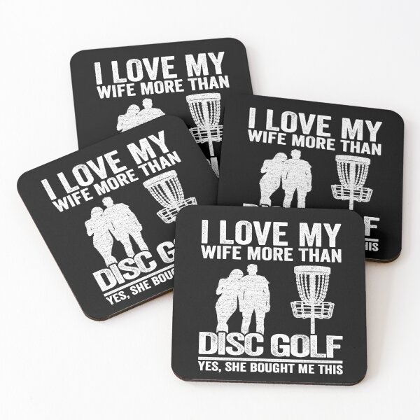 Item preview, I Love My Wife Funny Disc Golf Father's Day Gift designed and sold by Stronzi.