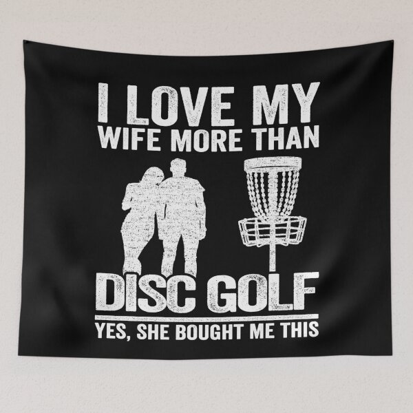 Item preview, I Love My Wife Funny Disc Golf Father's Day Gift designed and sold by Stronzi.