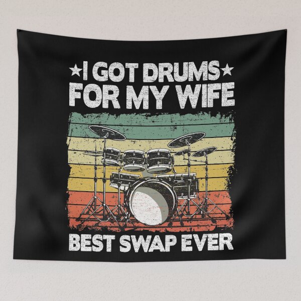 Item preview, I Got Drums For My Wife Funny Drummer Dad Gift designed and sold by Stronzi.