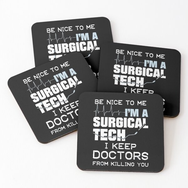 Item preview, Be Nice To Me Im A Surgical Tech I Keep Doctors From Killing you Tshirt designed and sold by septee.