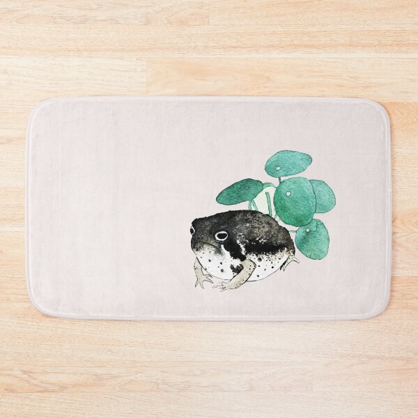 Item preview, angry desert rain frog and pilea peperomioides designed and sold by mooonhannah.