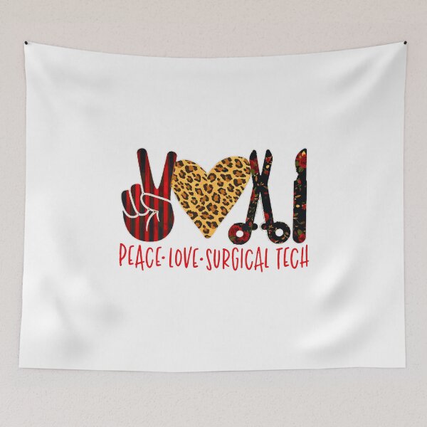 Item preview, Peace Love Surgical Tech Tshirt  designed and sold by septee.