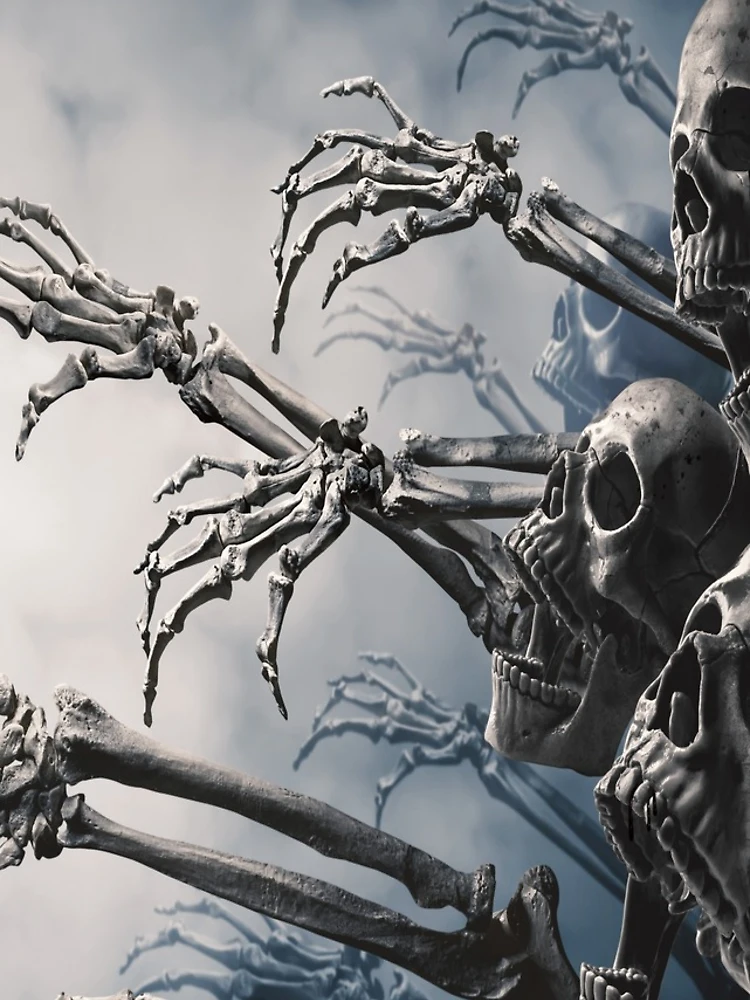 Thumbnail 4 of 4, Samsung Galaxy Phone Case, Skeleton Hand Rising To Light designed and sold by JTS STORE.