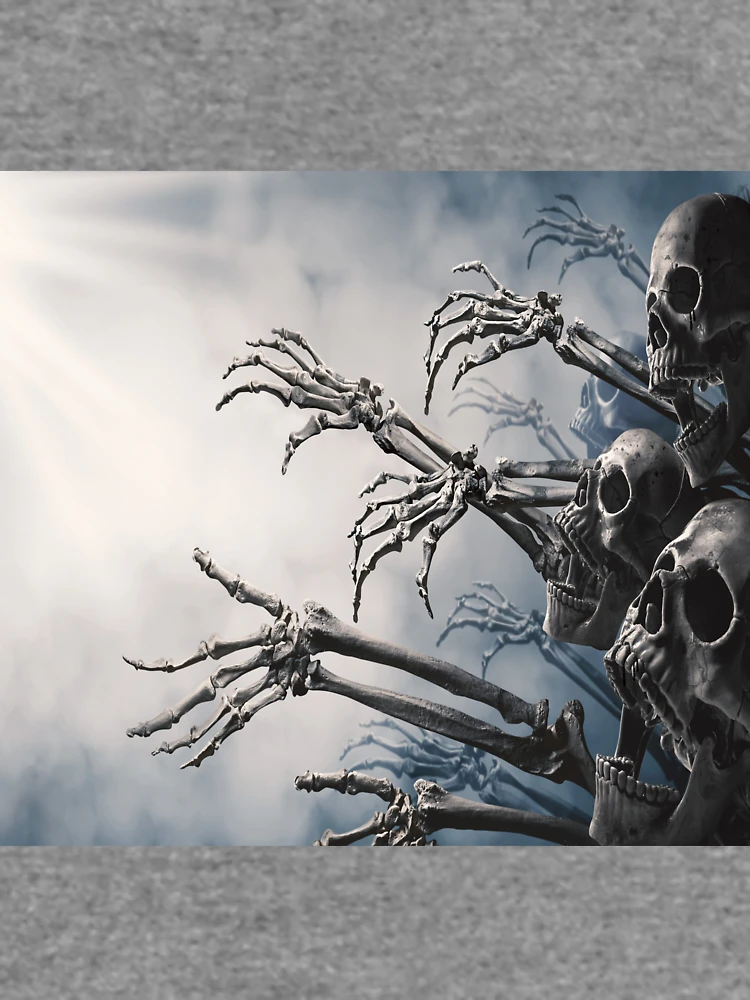Thumbnail 6 of 6, Lightweight Sweatshirt, Skeleton Hand Rising To Light designed and sold by JTS STORE.