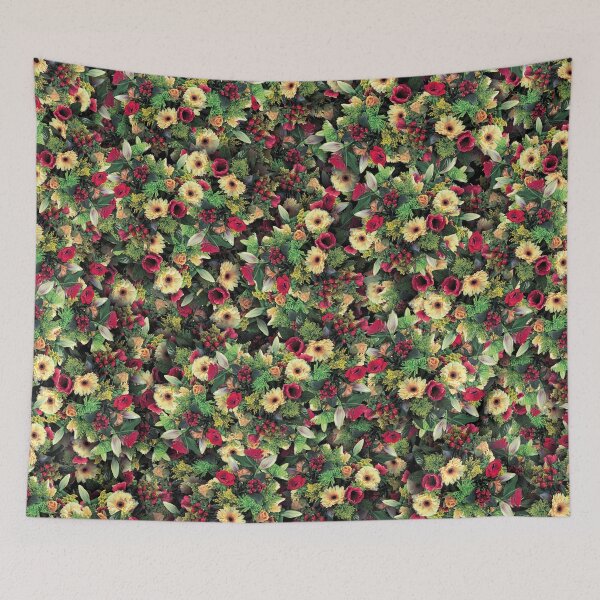 Item preview, colorful paradise flower garden designed and sold by BeCoolArt.