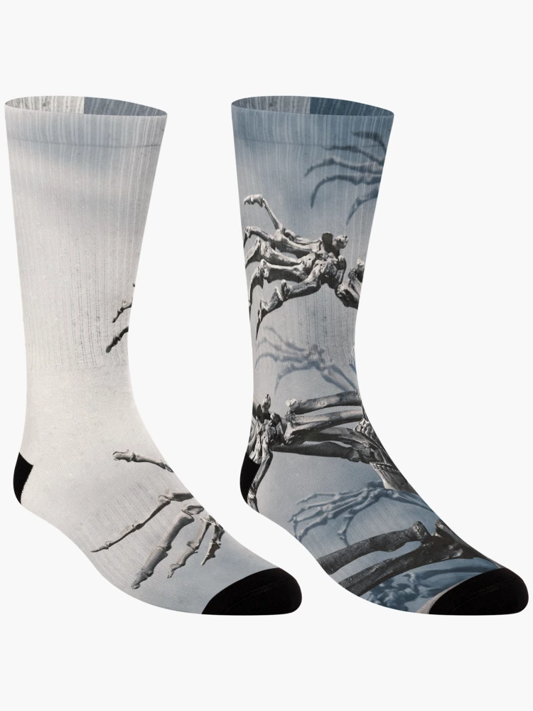 Thumbnail 3 of 5, Socks, Skeleton Hand Rising To Light designed and sold by JTS STORE.