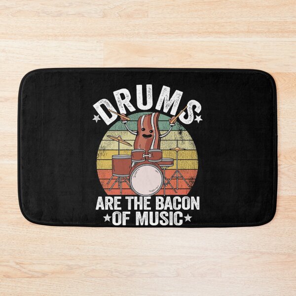 Item preview, Drums Are The Bacon Of Music Funny Drummer Gift Bacon designed and sold by Stronzi.
