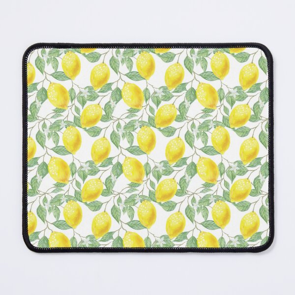 Item preview, Lemon and Leaf Pattern Bed Sheet Design  designed and sold by PodiShawna.