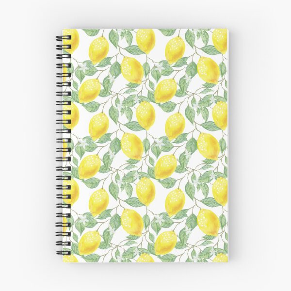 Item preview, Lemon and Leaf Pattern Bed Sheet Design  designed and sold by PodiShawna.