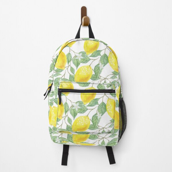 Item preview, Lemon and Leaf Pattern Bed Sheet Design  designed and sold by PodiShawna.