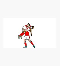 Mustafi Celebrates with Walcott Photographic Print