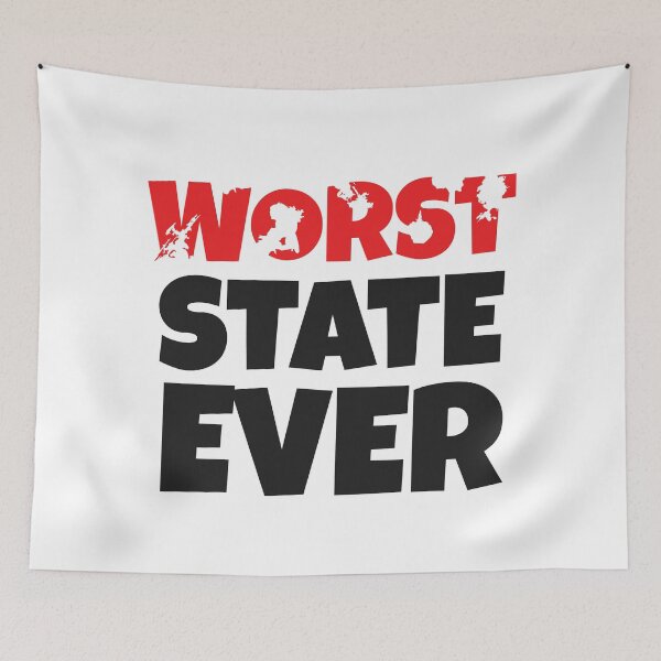 Item preview, worst state ever designed and sold by Vansh Arora.