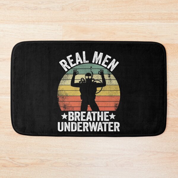 Item preview, Scuba Diving Dad Real Men Breathe Underwater designed and sold by Stronzi.