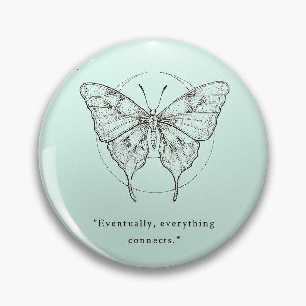 Item preview, Eventually,  everything connects butterfly design designed and sold by Wild-potato.
