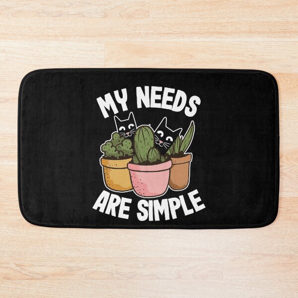 Item preview, My Needs Are Simple Plants & Cats Gift Gardening Cat Lover designed and sold by Stronzi.