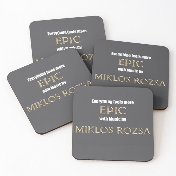 Item preview, Film Music - Everything feels more Epic with Miklos Rozsa designed and sold by matteline.