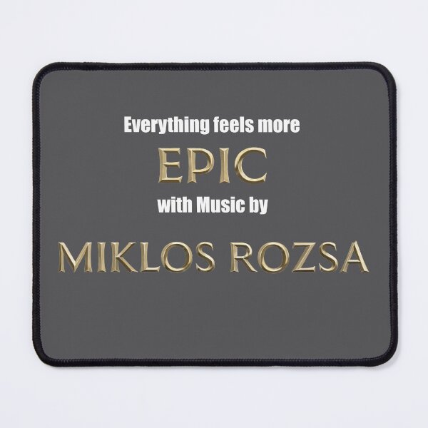 Item preview, Film Music - Everything feels more Epic with Miklos Rozsa designed and sold by matteline.