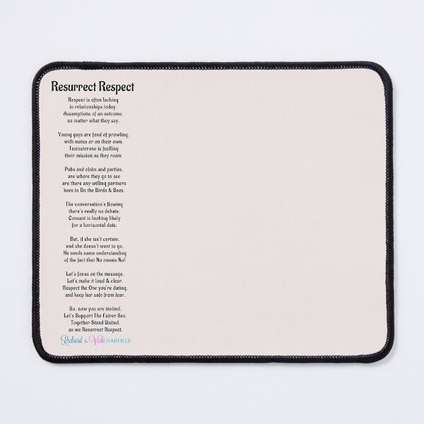 Item preview, Resurrect RESPECT poem : #ResurrectRespect - basic black text only ~ Richard and Vicki Hadfield designed and sold by Printable Pressies.