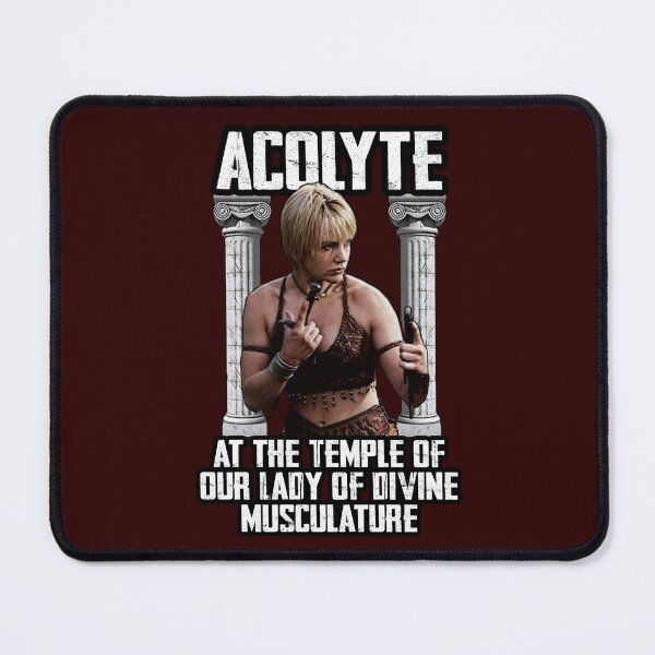 Item preview, Gabrielle, Acolyte At The Temple Of Our Lady Of Divine Musculature designed and sold by CharXena.