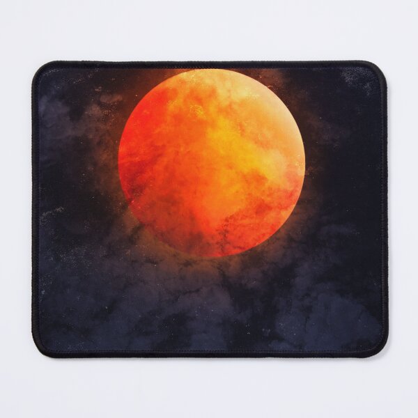 Item preview, Red Moon With Blue Night Background designed and sold by JTS STORE.