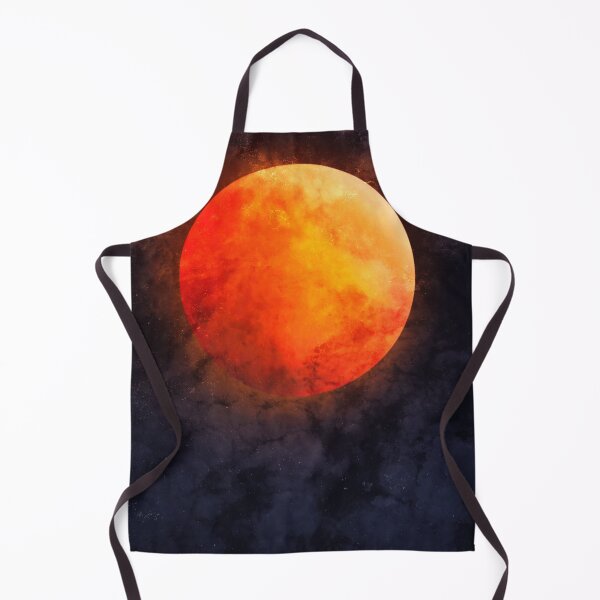 Item preview, Red Moon With Blue Night Background designed and sold by JTS STORE.