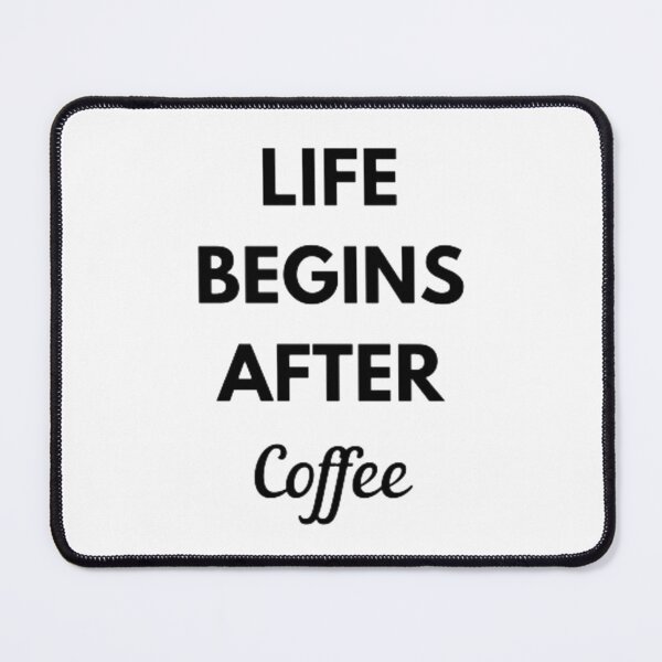Item preview, LIFE BEGINS AFTER Coffee designed and sold by czavonarola.