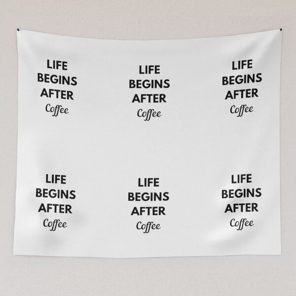 Item preview, LIFE BEGINS AFTER Coffee designed and sold by czavonarola.