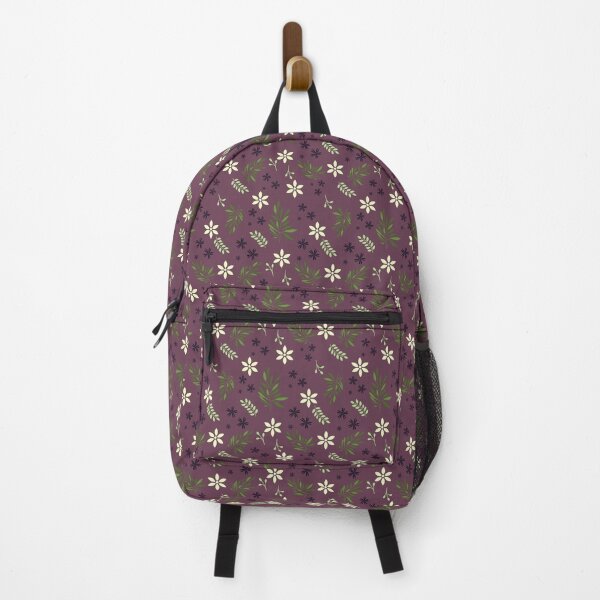 Item preview, Nature Colors Pattern in Burgundy, cream, Lime Green and Dark Purple designed and sold by Looksup.