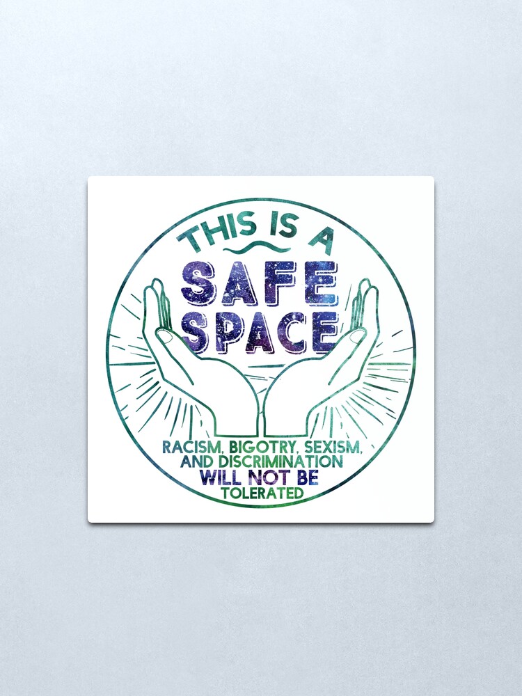 Alternate view of Safe Space Metal Print