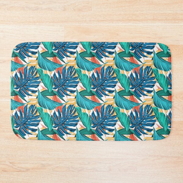 Item preview, Colorful Leaf Pattern Bed Sheet Design  designed and sold by PodiShawna.