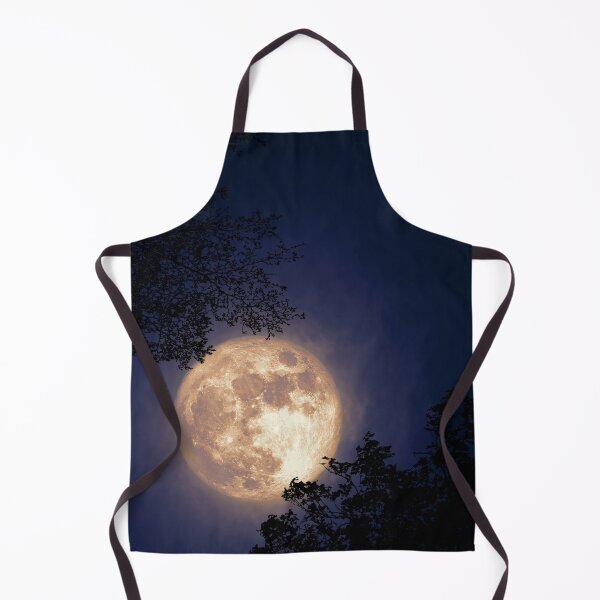 Item preview, Full Moon With Leaf And Sky Background designed and sold by JTS STORE.