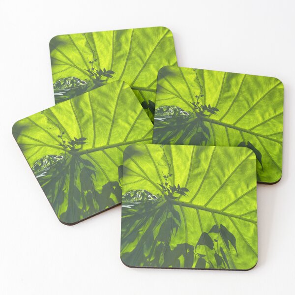 Item preview, Plant Silhouettes through a Green Leaf designed and sold by Sinemathk.