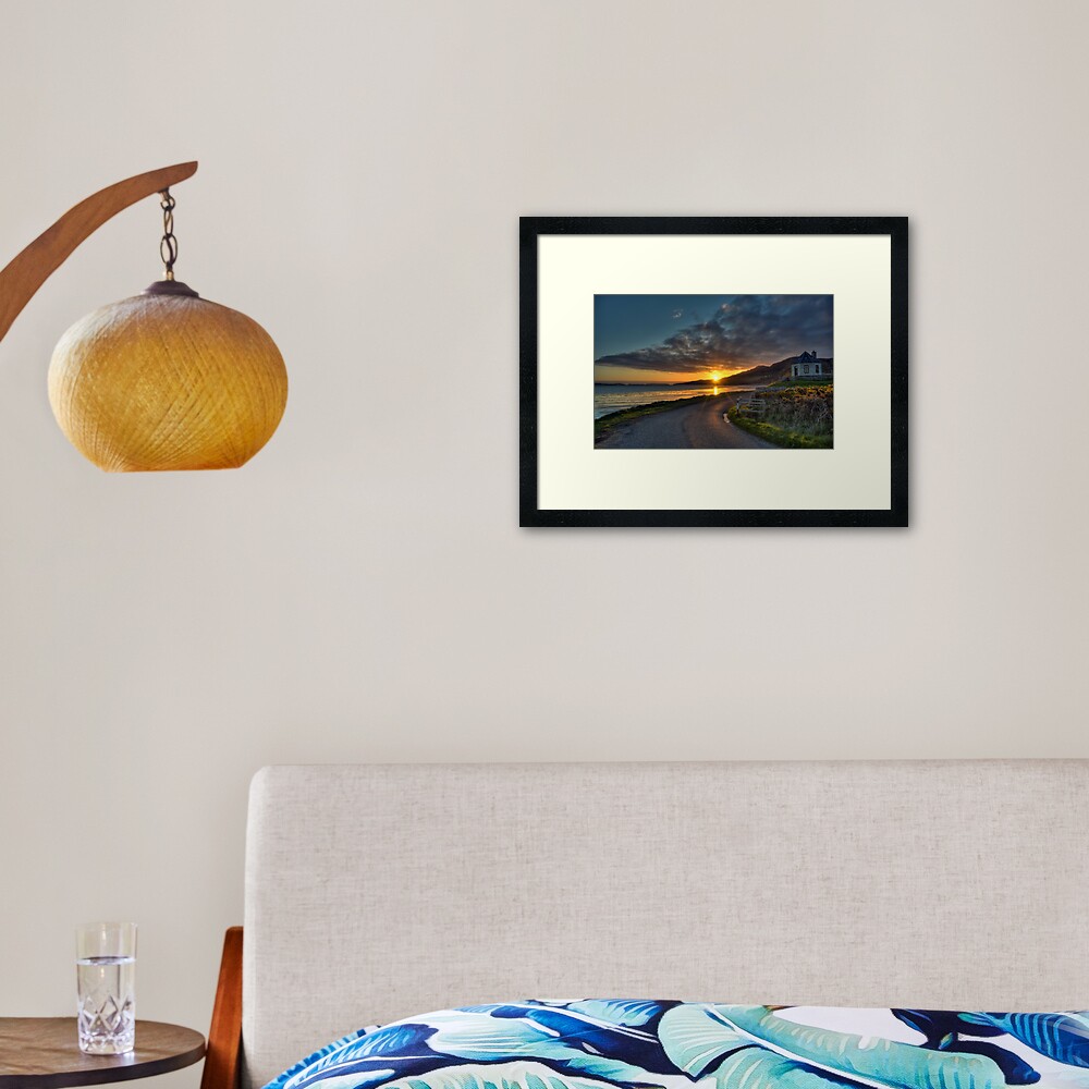 Sutherland Sunset. Framed Art Print