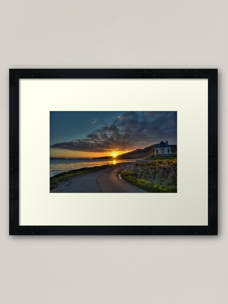 Alternate view of Sutherland Sunset. Framed Art Print