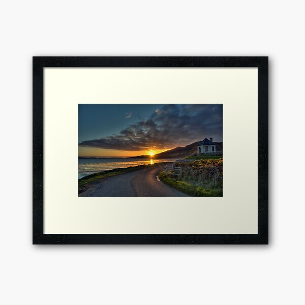 Sutherland Sunset. Framed Art Print