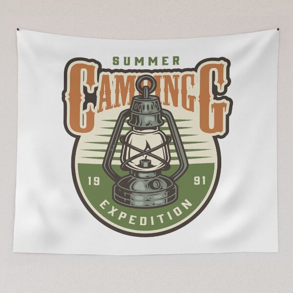 Item preview, Summer Camping Expedition designed and sold by Vector Scout Lab.