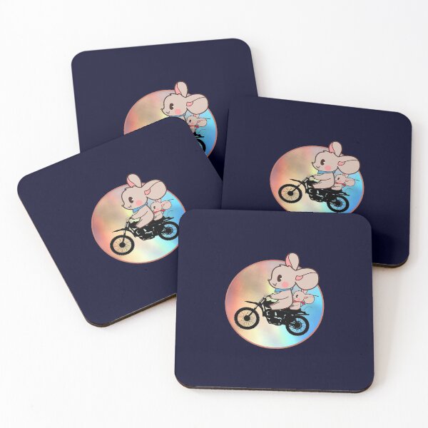 Item preview, Motorcycle Mice - Father and Kid designed and sold by DoherDesigns.
