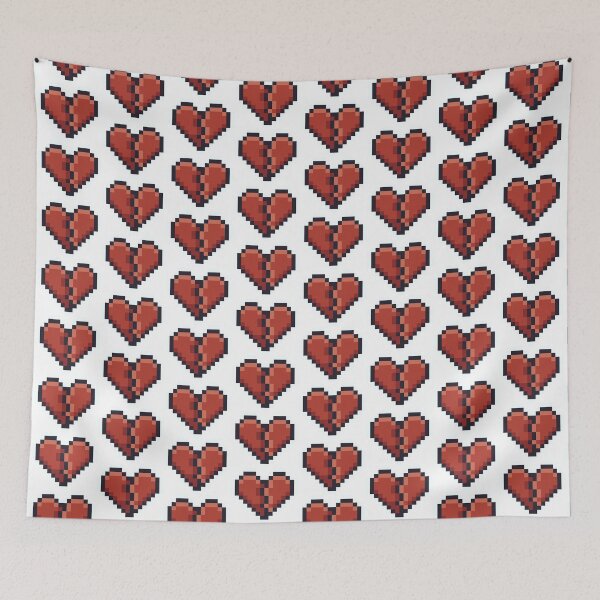 Item preview, Broken Heart Pixel Art designed and sold by RednGreen.