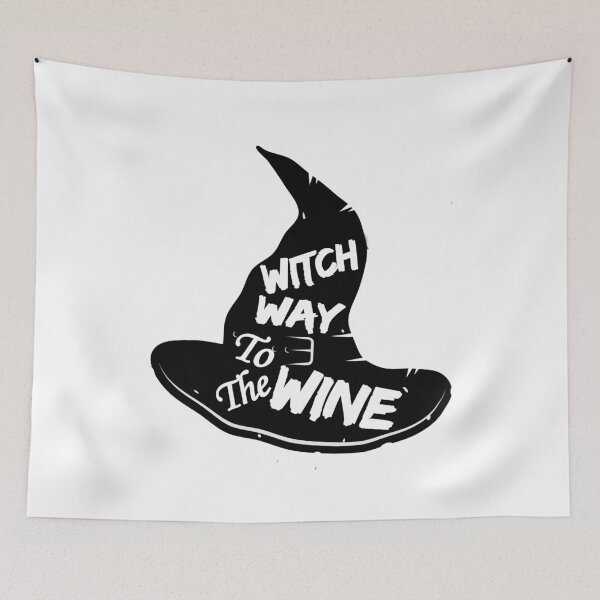 Item preview, Witch Way To The Wine T-shirt, funny halloween t-shirt, Gift for halloween. designed and sold by mHmShop.