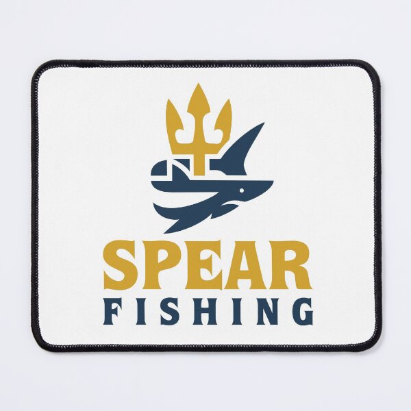 Item preview, Spearfishing - Shark and Trident designed and sold by cotros.